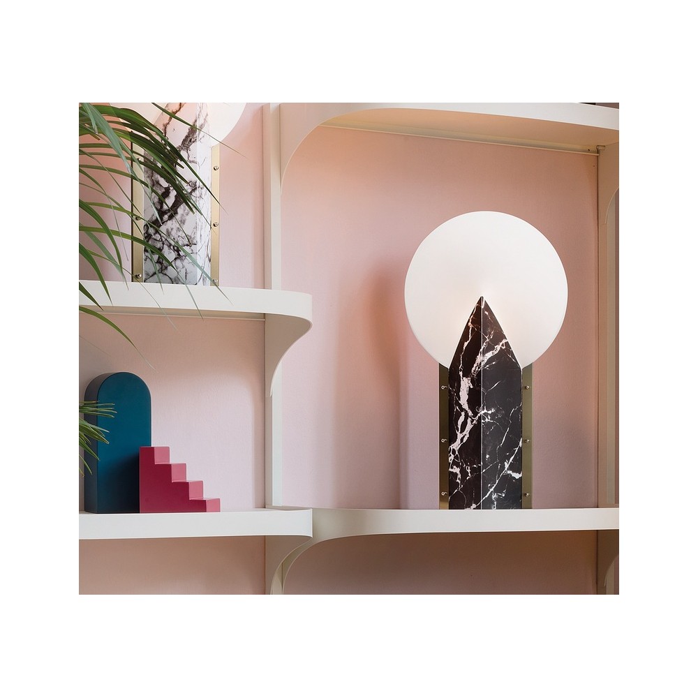 slamp-moon-25-th-black.jpg Lampe de Table Obélisque Marbre – Image 1