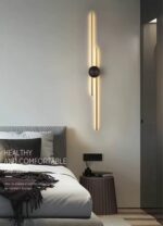 Applique murale LED design minimaliste avec sphère centrale