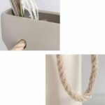 Vase décoratif en céramique – Modèle sac avec cordon – Image 5