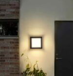Applique murale cubique LED – Extérieur moderne