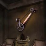 Applique murale industrielle design vélo – Style steampunk – Image 3