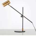 Lampe de bureau design réglable – Noir & Doré