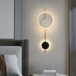 Applique murale LED design géométrique cercle et disque – Image 5