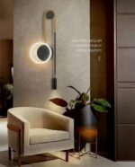 Applique murale design LED – Cercle Géométrique Nordique