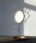 Porte-bijoux décoratif en forme d’œil avec miroir – Image 6