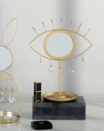 Porte-bijoux décoratif en forme d’œil avec miroir – Image 3