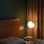 Design Suspendue - Globe en Verre Opalin – Image 3