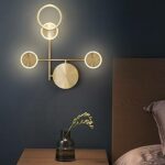 Applique Murale “Géométrie Dorée” – Éclairage Design 3K