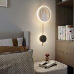 Applique murale LED design géométrique cercle et disque – Image 2