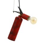 Suspension luminaire design industriel – Modèle extincteur – Image 3