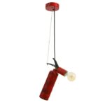 Suspension luminaire design industriel – Modèle extincteur