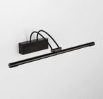 Applique murale LED design noir – Éclairage pour tableaux et décorations