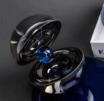 Décoration design en verre – Sphère bleue artistique – Image 2