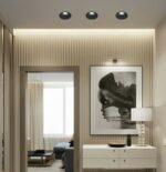 SPOT ENCASTRE ROND BLACK POLYCARBONATE – Image 3