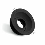 SPOT ENCASTRE ROND BLACK POLYCARBONATE – Image 2