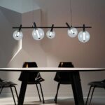 Lustre suspendu Neval à 5 ​​rangées, noir – Image 2