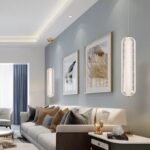Suspension cylindrique en cristal design moderne – Image 2