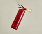 Suspension luminaire design industriel – Modèle extincteur – Image 4
