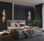 Applique murale LED design minimaliste avec sphère centrale – Image 2