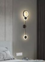 Applique murale LED design circulaire double anneau – Image 2