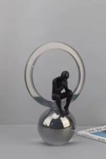 "Bague en cristal Penseur Figures Sculpture Artisanat "
