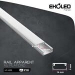 RAIL APPARENT GRIS hc005 2M IP20