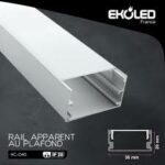 RAIL APPARENT GRIS 2M HC040 IP20