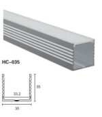 RAIL APPARENT GRIS 2M HC035 IP20 – Image 2