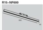Projecteur Magnétique Linéaire continue Noir 60 cm 20W 3000K – R15-NF60 | EKOLED – Image 2