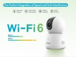 Caméra réseau Wi-Fi panoramique et inclinable d'intérieur à focale fixe 3 MP Dahua – Image 9