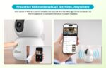 Caméra réseau Wi-Fi panoramique et inclinable d'intérieur à focale fixe 3 MP Dahua – Image 6