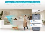 Caméra réseau Wi-Fi panoramique et inclinable d'intérieur à focale fixe 3 MP Dahua – Image 7