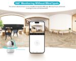 Caméra réseau Wi-Fi panoramique et inclinable d'intérieur à focale fixe 3 MP Dahua – Image 14