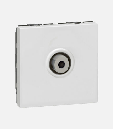 Prise TV MOSAIC – Type  »F » Sat – 2 MOD – BLANC 078780 / Legrand